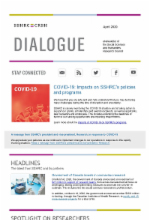 Dialogue - April 2020 - COVID-19: Impacts on SSHRC's policies and programs