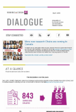 Dialogue - April 2018 - More new research Chairs are coming to Canada