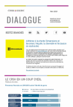 Dialogue - Mars 2020 - Adhérez à la charte Dimensions et favorisez l'équité, la diversité et l'inclusion en recherche