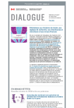 Dialogue - Été 2022 - Félicitations aux titulaires de chaire, aux équipes de recherche, aux chercheures et chercheurs et aux revues financés