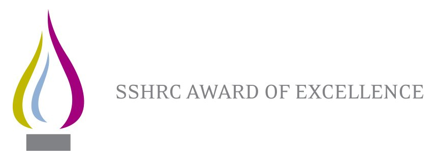 SSHRC Award of Excellence (logo)