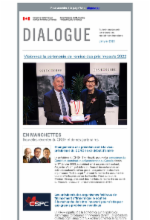 Dialogue - Janvier 2023 - Pleins feux sur les lauréates et lauréats des prix Impacts 2022 et sur leurs travaux de recherche