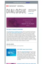 Dialogue - October 2023 - Five years of research coordination