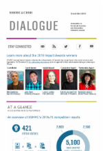 Dialogue - December 2019 - Learn more about the 2019 Impact Awards winners