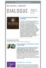 Dialogue - Mars 2022 - Un nouveau partenariat qui favorisera la réconciliation