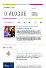 Dialogue - May 2019 - SSHRC Storytellers are back. Check out this year's Top 25