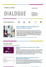 Dialogue - Summer 2020 - New emergency support program for research staff in Canada