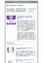 Dialogue - Summer 2022 - Congratulations to funded chairs, research teams, researchers and journals